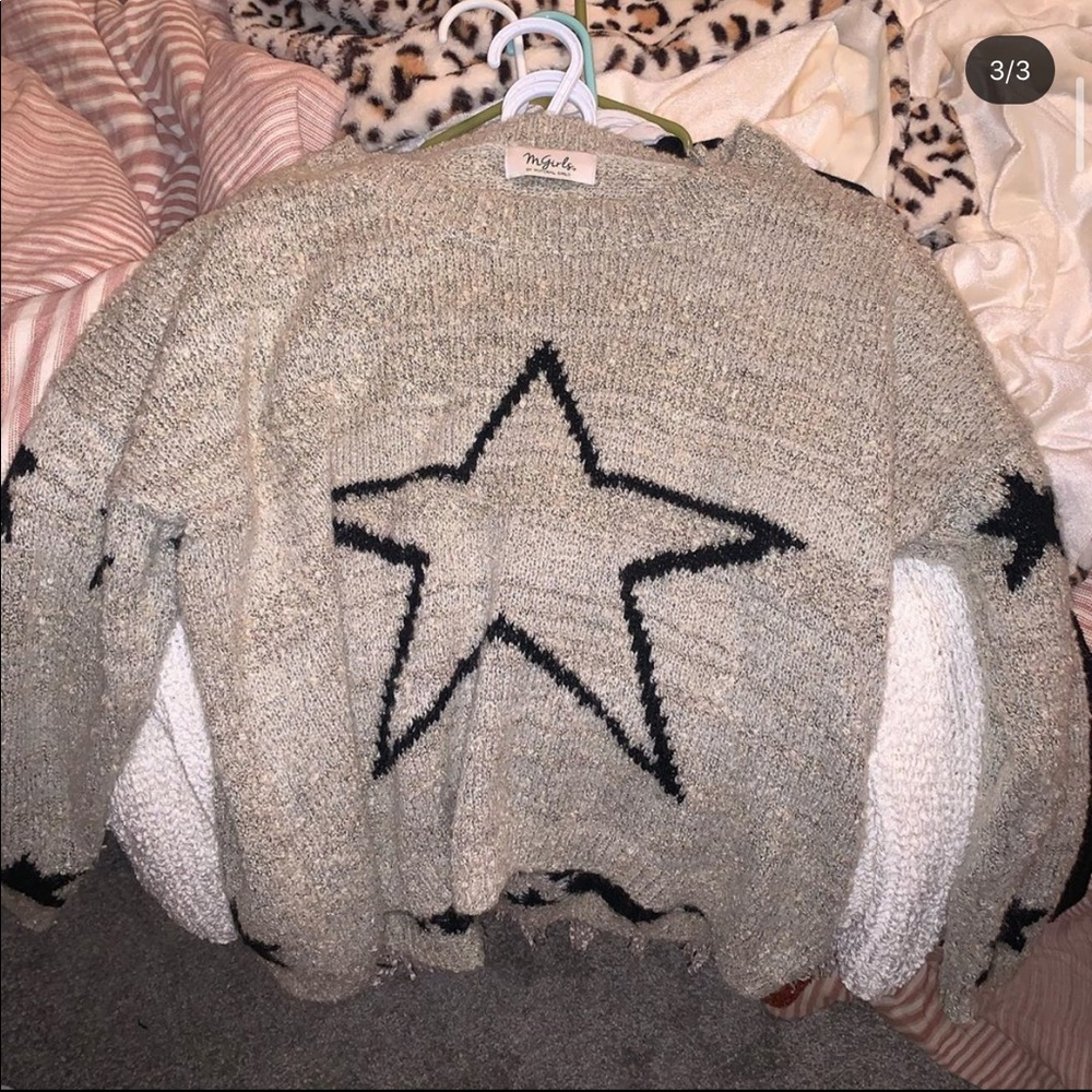 grey sweater